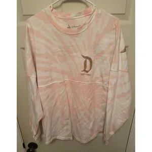 Disneyland Women's Disney Parks Rose Gold TieDye Long Sleeve Spirit Jersey Small thumbnail 2