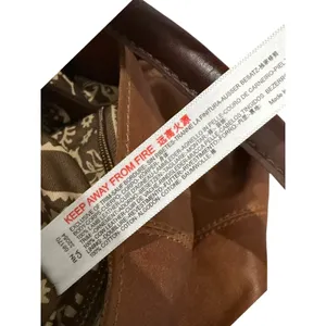 We The Free Reina Tan Brown Lamb Leather Slouchy Hobo Tote Bag Paisley Lining thumbnail 4