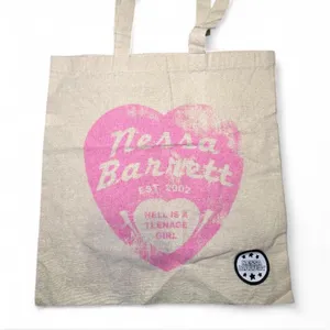 nessa barrett tote bag Tan thumbnail 1