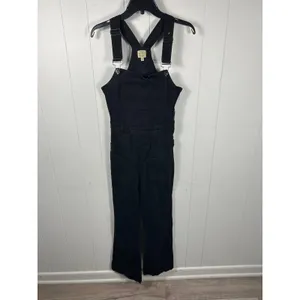 Torn by Ronny Kobo Black Denim Overalls with Size Zipper. Size 27 thumbnail 3