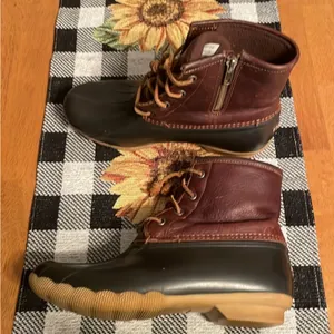 Sperry Brown and Black Winter Boots thumbnail 3