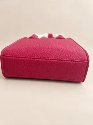 New Magenta Pink Mini Tote Crossbody Bag thumbnail 4