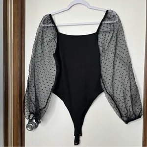 Altar'd State Black Body Suit Size M thumbnail 5