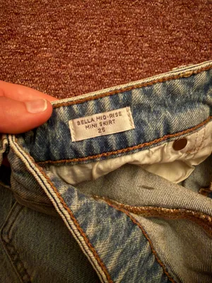 PacSun Skirt Denim Mini 25 Light Blue thumbnail 4