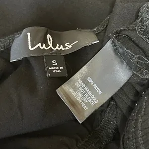 Lulus Learning to Fly Black Halter Sleeveless V Neck Faux Wrap Jumpsuit Size S thumbnail 6
