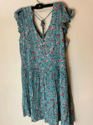 Grace lace dress floral sleeveless crinkle large thumbnail 6