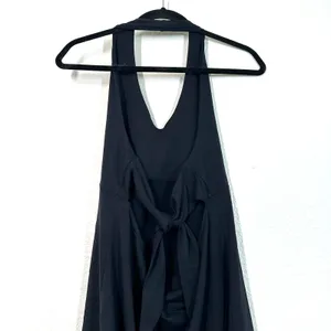 Dress XL Patagonia active halter knee length open tie back black stretch thumbnail 7