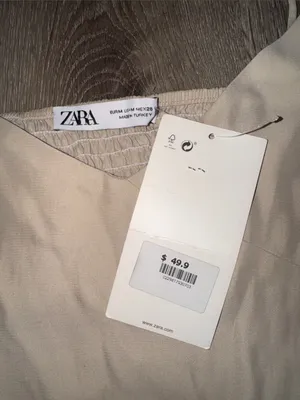 Zara Sand-Beige Cutout Midi Dress with Side Slit thumbnail 5