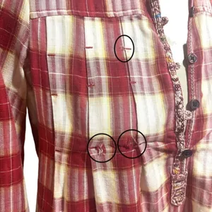 Free People Plaid Matador Tunic Top with Pockets 0 thumbnail 3