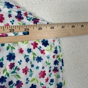 Vintage 1X Joro Womens Blouse Hawaiian MuuMuu Peasant Top Short Sleeve Floral‎ thumbnail 6