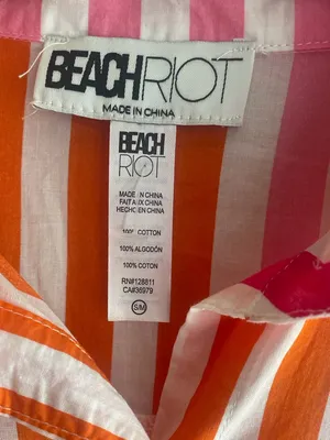 Beach Riot Alexa Striped Button-Up Shirt thumbnail 7