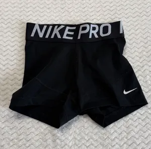 Nike Pro Dri-FIT Women Black Compression Athletic Training Shorts XS 3 Inch thumbnail 1