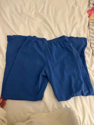 Electric Blue Brandy Melville Sweatpants thumbnail 3