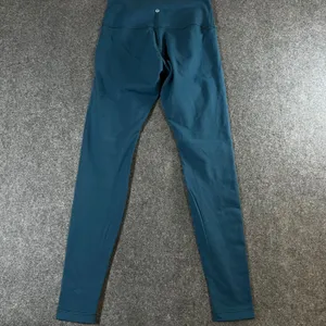 Lululemon Wunder Under High Rise Leggings Teal Dark Green Size 8 Activewear thumbnail 2