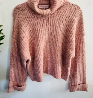 Philosophy Blush Pink Cowl Neck Sweater thumbnail 1