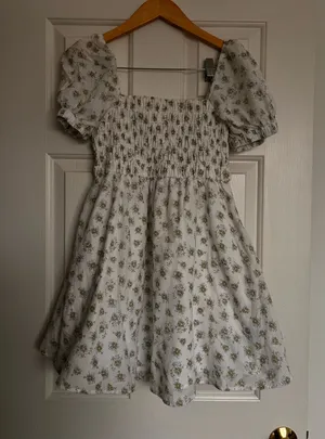 Floral dress White Size M thumbnail 1