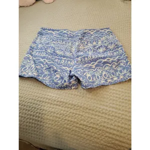 Southern Tide Shorts Women 4 Blue Floral Print Chino Flat Front Cotton 4… thumbnail 4