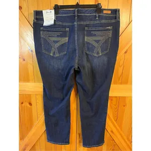Seven7 Limited Edition Premium Denim Women's Size 24 Dark Wash Blue Jeans nwt (2 thumbnail 4