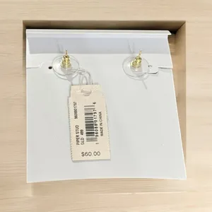 NWT! Kendra Scott Piper Gold Stud Earrings with Blue Stone thumbnail 5