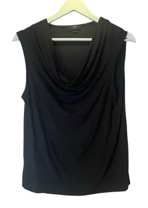 J. Crew Women’s 365 Black Sleeveless Slouchy Top Size Small thumbnail 1