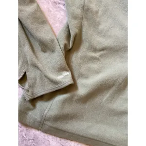 The North Face TKA 100 Fleece Full Zip Hoodie Sage Green Womens Large L thumbnail 7