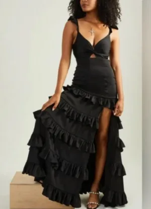 Altar'd State black maxi Dress thumbnail 1