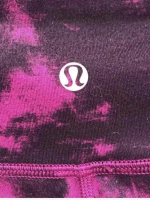 lululemon athletica Neon Green Splatter & Purple Tie-Dye Leggings Duo thumbnail 4