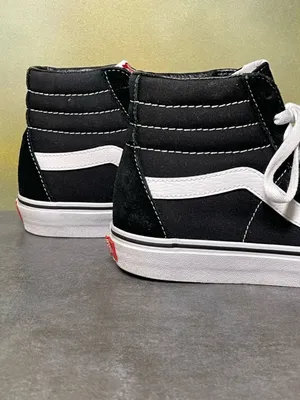 Vans Sk8-Hi Skate Black Suede/Canvas Shoes Women's Size 7.5 thumbnail 11
