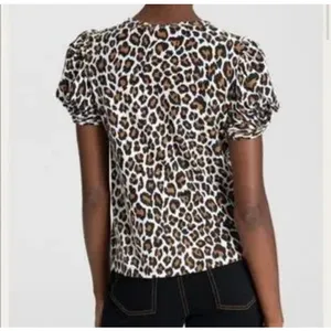 A.L.C‎ Kati Leopard-Print Puff-Sleeve Tee thumbnail 2