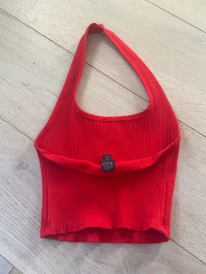 Wild Fable Ribbed Halter Tank Cropped Top thumbnail 2
