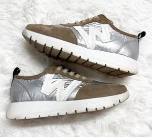 Wonders Women’s Sneakers EU 39 US 8.5 Silver Taupe Suede Platform thumbnail 1