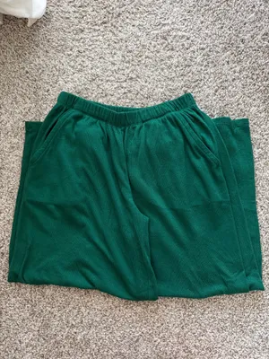 Green Lounge Pants  thumbnail 2