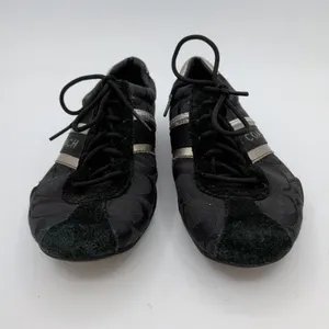 Coach Jayme Black Signature Monogram Sneakers Silver Metallic Q582 Womens 5M Y2K thumbnail 3