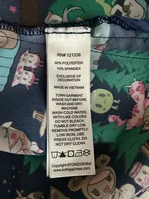 Koi Tokidoki Women L Summer Camp Eve Scrub Top Shirt Stretch Pockets Nursing thumbnail 7