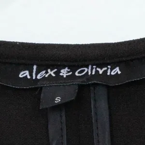 Alex & Olivia Bell Sleeve Black Blazer Women's Size Small‎ thumbnail 4