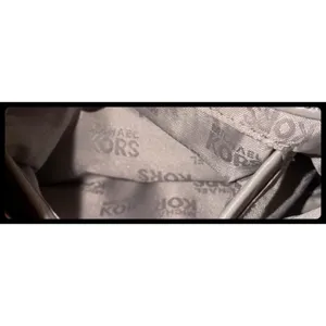 Michael Kors Crossbody Bag Womens Small Grey Quilted Leather Fulton Flap Purse thumbnail 5