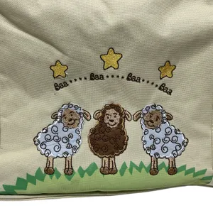 Vintage Angelito Diaper Bag Yellow Gender Neutral Lambs Sheep Baa Baa thumbnail 2