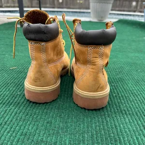 Timberland 6 Inch Premium Waterproof Boot 'Wheat' Nubuck Size 4 Women’s Size 5.5 thumbnail 5