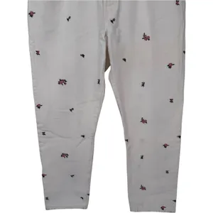 Anthropologie Women's Levis 501 Floral Embroidered Jeans White Size 29 Feminine thumbnail 11