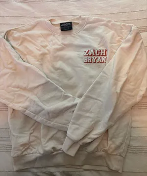 Zach Bryan crewneck White thumbnail 1