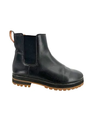 Madewell Ivy Chelsea Boots Lug Sole Black Leather Size 7.5 Utilitarian Grunge thumbnail 3