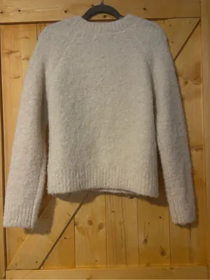 English‎ Factory Cream Heart Button Sweater Soft Knit- wool blend Crewneck XS thumbnail 6