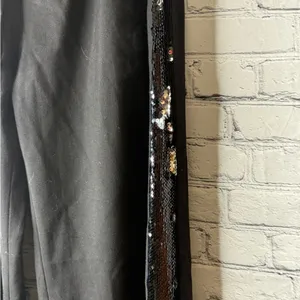 Milly Black Sequin women’s pants size medium thumbnail 4