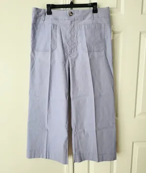 Anthropologie Maeve The Colette Cropped Wide-Leg Pants, Size 33Tall thumbnail 6