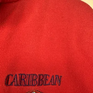Vintage Princess Cruises Caribbean 1/4 Zip Sweatshirt in Red Size Medium thumbnail 4