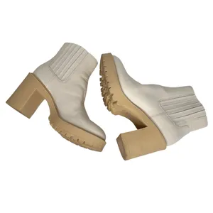 Dolce Vita Castor H20 Off White Waterproof Leather Ankle Boots SZ 8.5 thumbnail 10