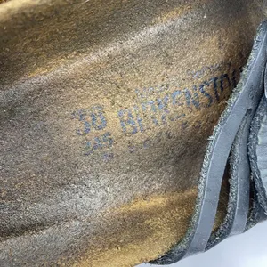 Birkenstock Womens Granada‎ Double Straps Birk Sandals Black Sz 38 US W7-flaw thumbnail 5