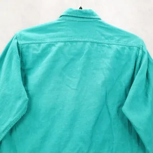Putumayo Green Long Sleeve Cotton Button‎ Up VTG Y2K Western Utility Shirt Small thumbnail 6