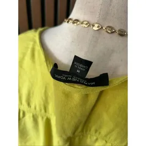 Marc New York andrew Mark size medium yellow pirate shirt short cut off thumbnail 5