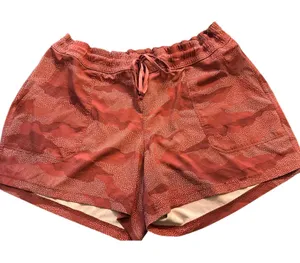 Kuhl Freeflex Shorts Womens XL Red Orange Camo Dotted Hiking Active Outdoor thumbnail 1